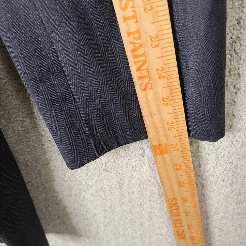 Jos A Bank Jacket Mens 46XL Gray Herringbone Blazer Two Button Wool Suit Coat‎